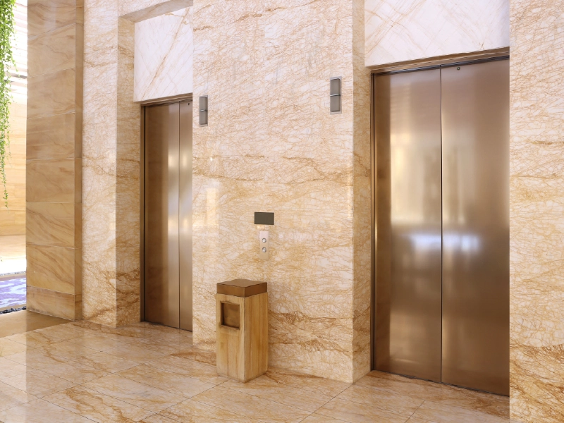 High-speed elevators at Kalpataru Vian project in Lokhandwala