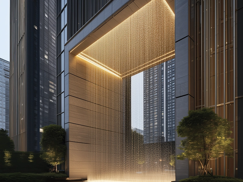 Premium architectural features at Kalpataru Vian Lokhandwala
